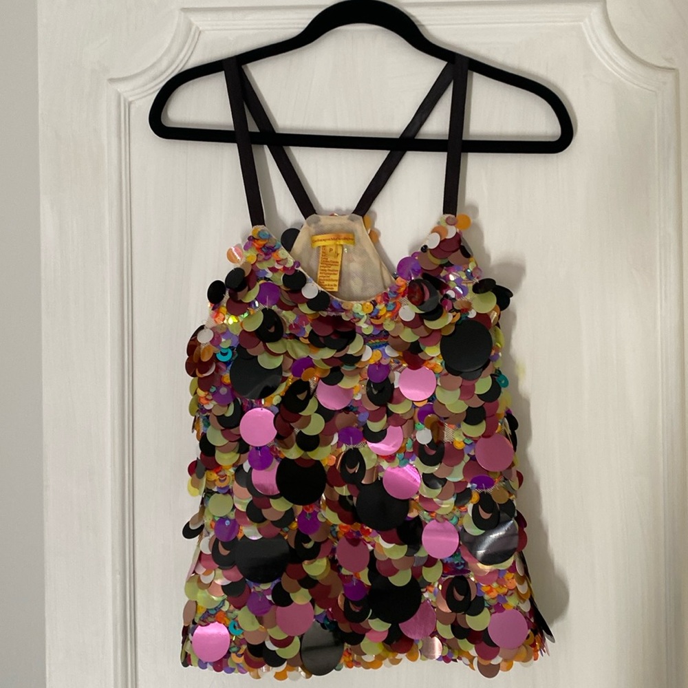 Beautiful multi sequin top.